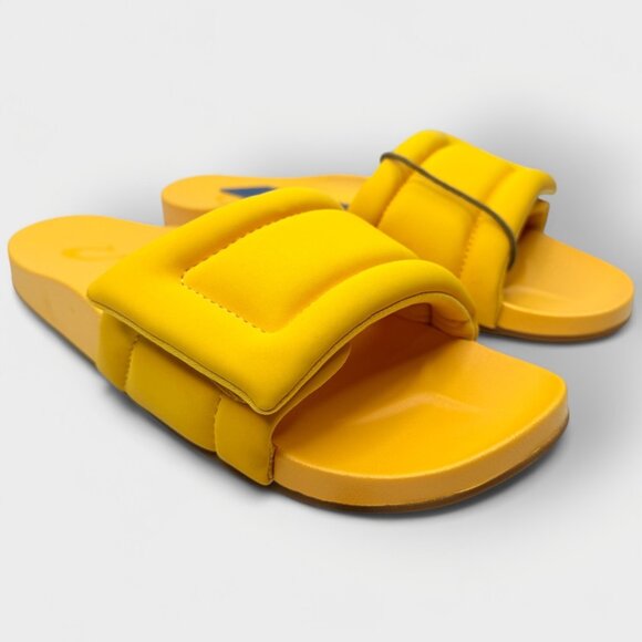 OluKai Shoes - OluKai Sunbeam Slide Women’s Sandals Solar Glow Yellow Size 6 NEW No Box
